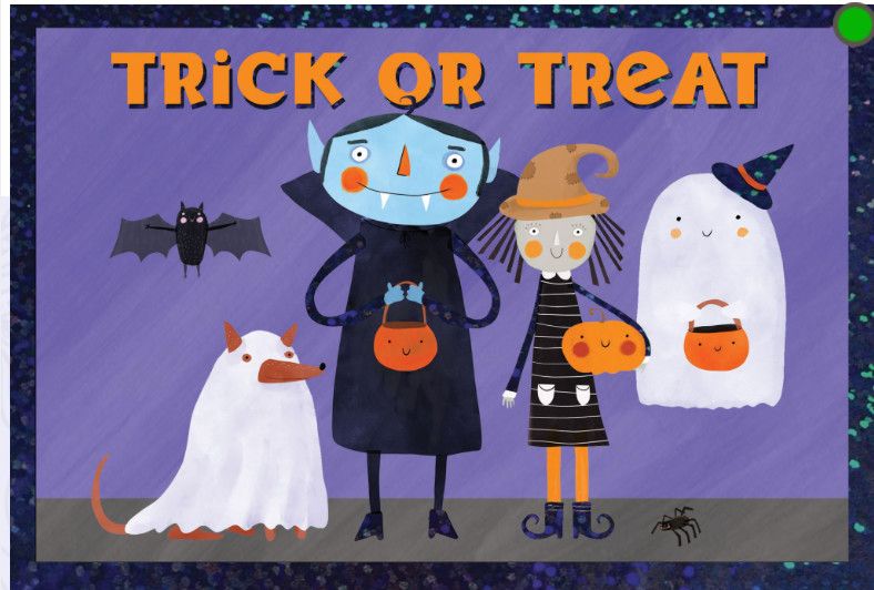 Costume Kids Halloween Card