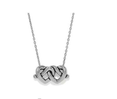 Interlok Linked Hearts Necklace