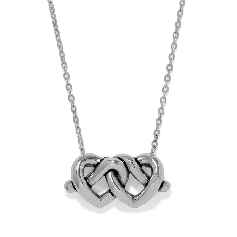 Interlok Linked Hearts Necklace