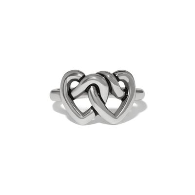 Interlok Linked Hearts Ring