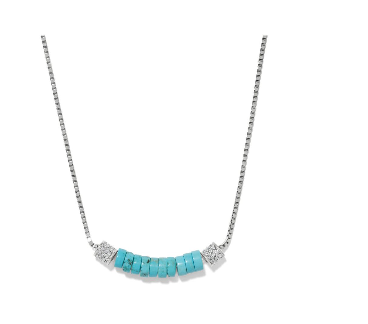 Meridian Petite Station Turquoise Necklace