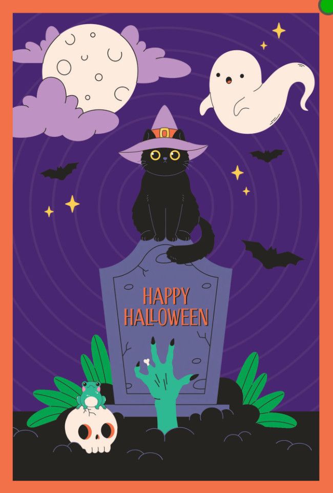 Halloween Zombie Hand Card