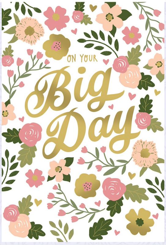 Wedding Big Day Card