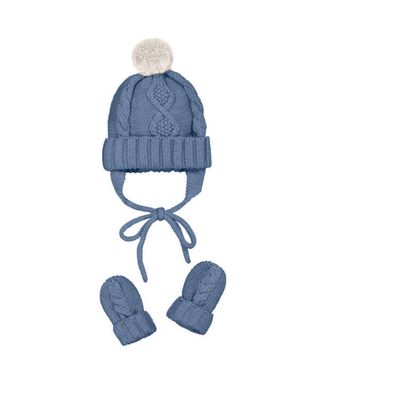 Blueberry Hat &amp; Mittens Set