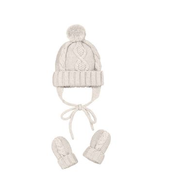 Milk Vig Hat &amp; Mittens Set