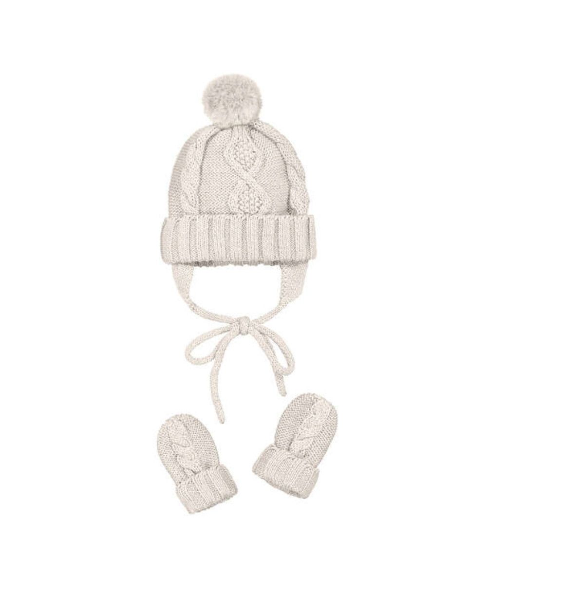 Milk Vig Hat &amp; Mittens Set, Size: 6m