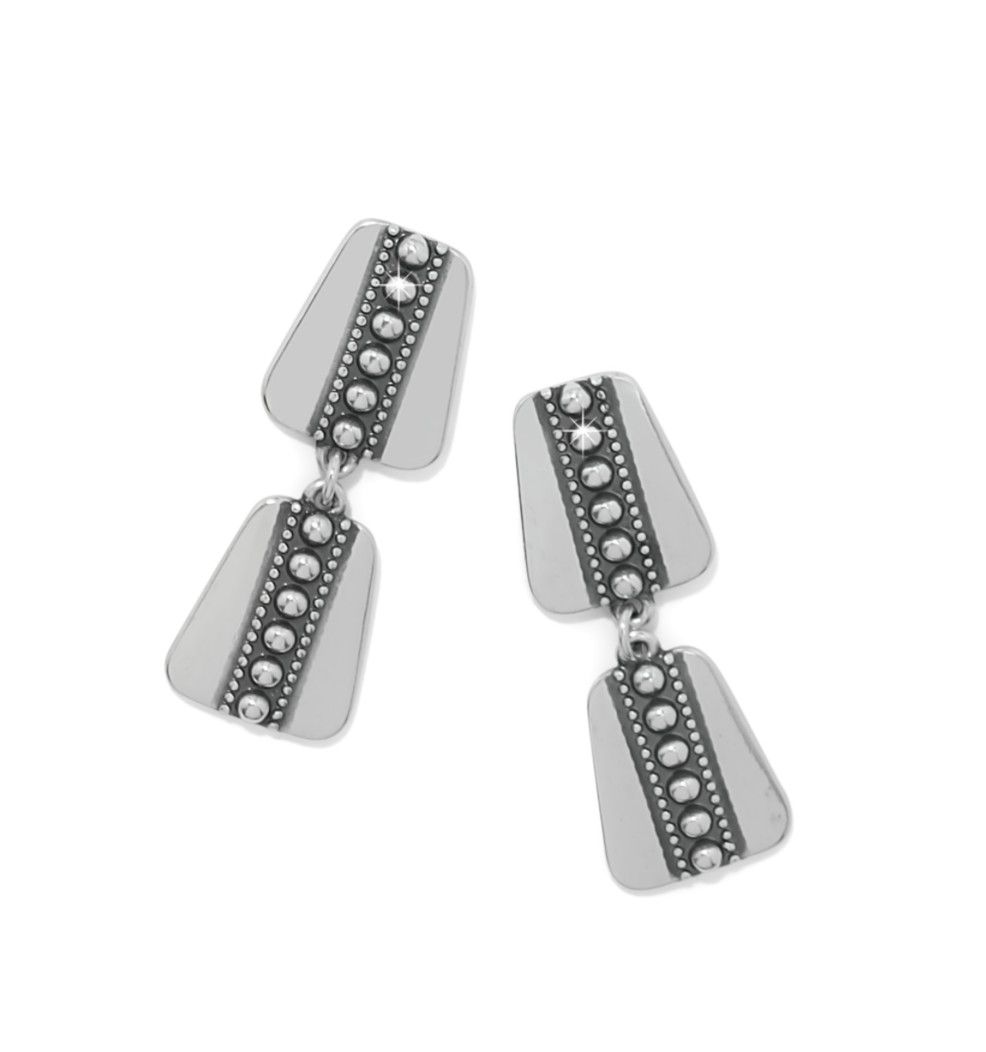 Pretty Tough Geo Post Drop Earrings