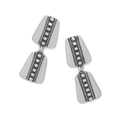 Pretty Tough Geo Post Drop Earrings