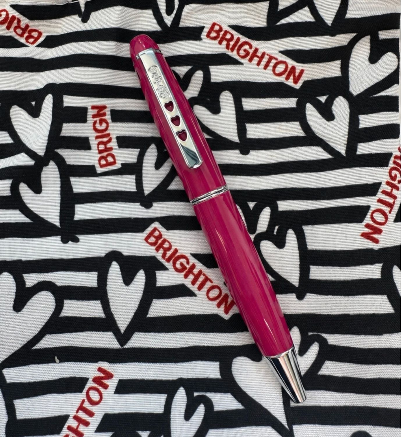 Pink Pen Pal Brighton Charm Pen