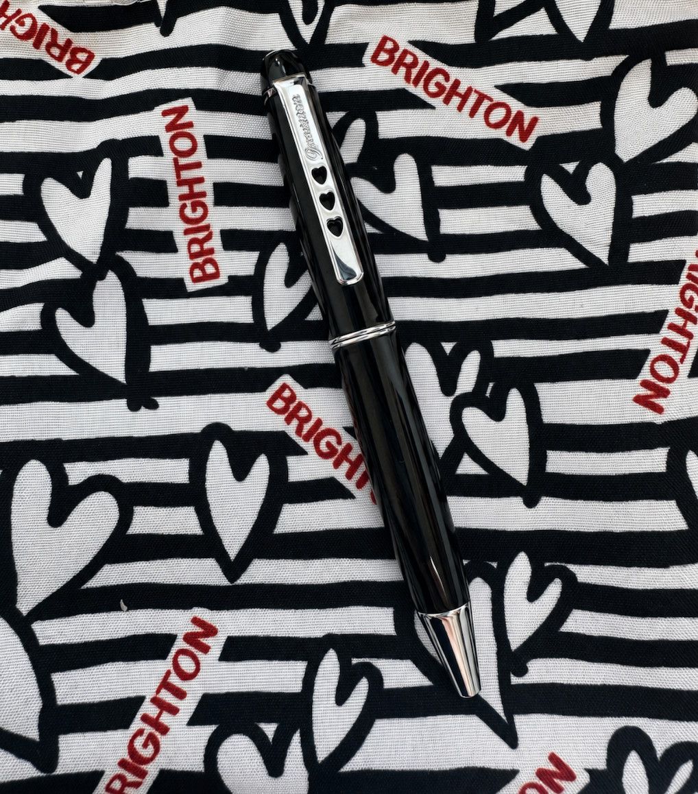 Black Pen Pal Brighton Charm Pen
