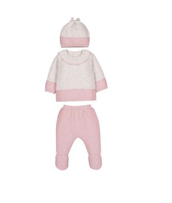 Rosa Pink Footed Pants Set