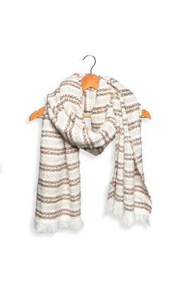 Frost Cross &amp; Dotted Stripe Scarf