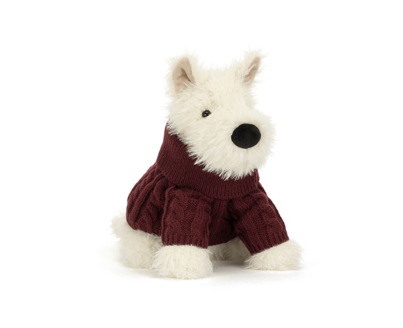 Munro Scottie Dog 'Winter Jumper'