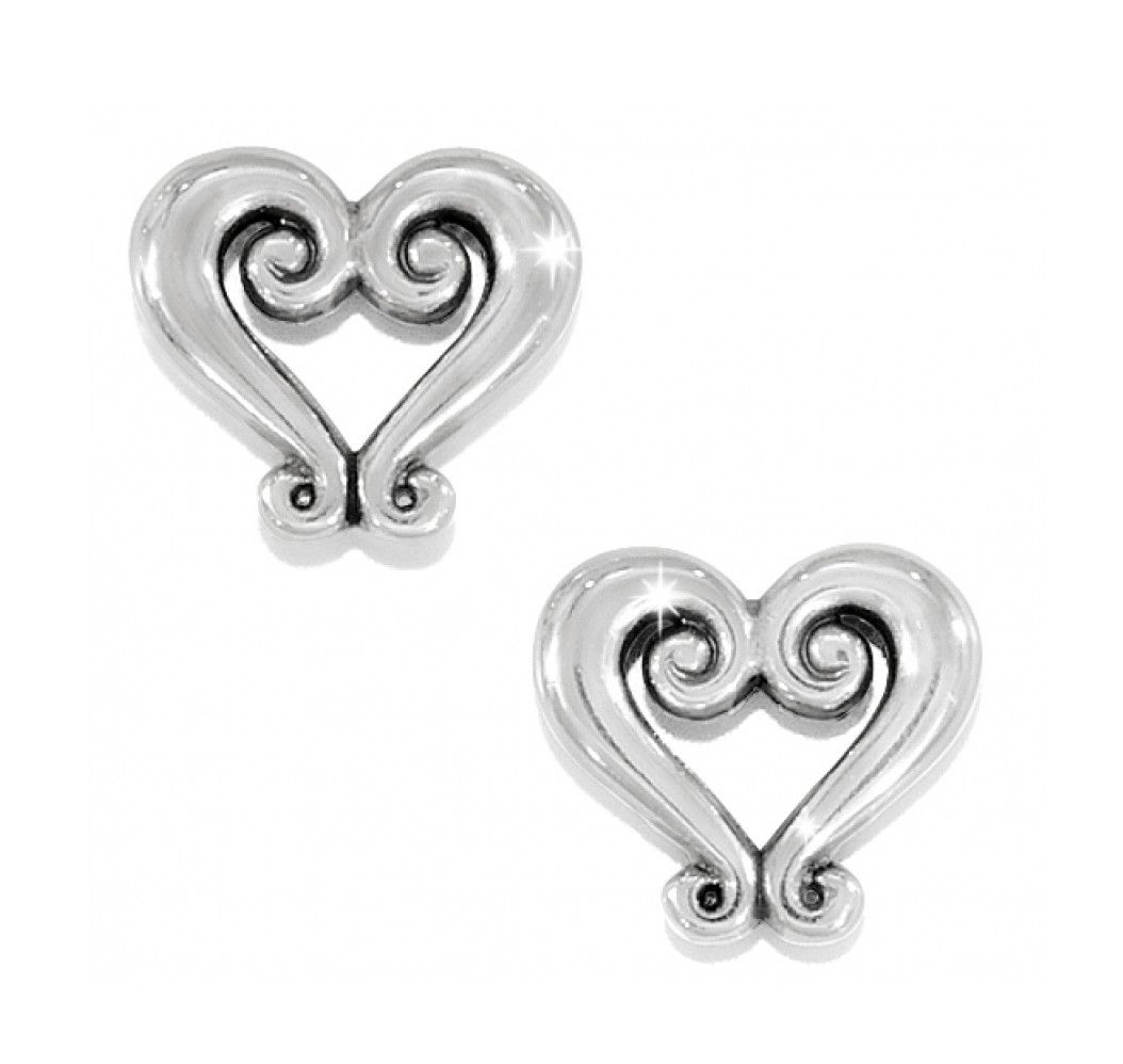 Genoa Heart Mini Post Earrings