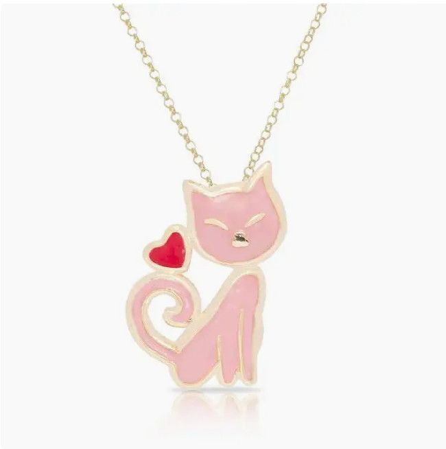 Pink Cat Pendant