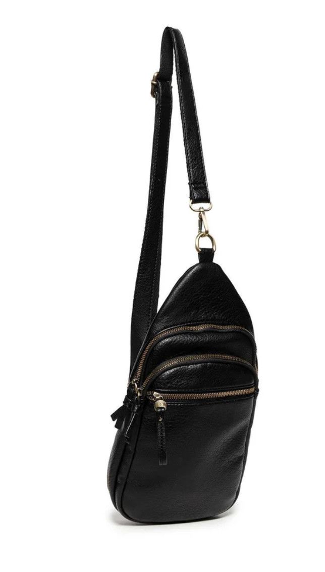 Black Jas Medium Sling Crossbody