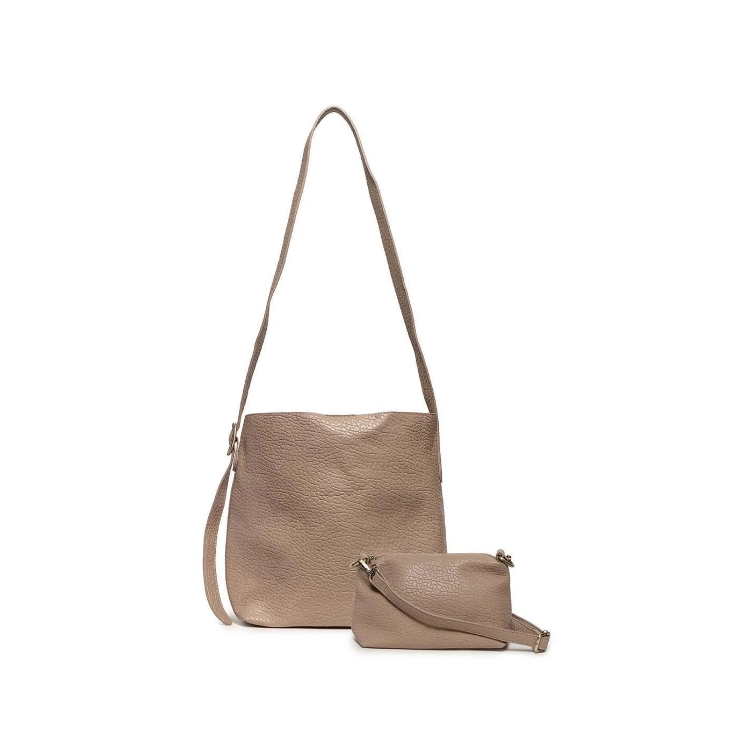 Smokey Taupe Andie 2 in 1 Bucket Crossbody