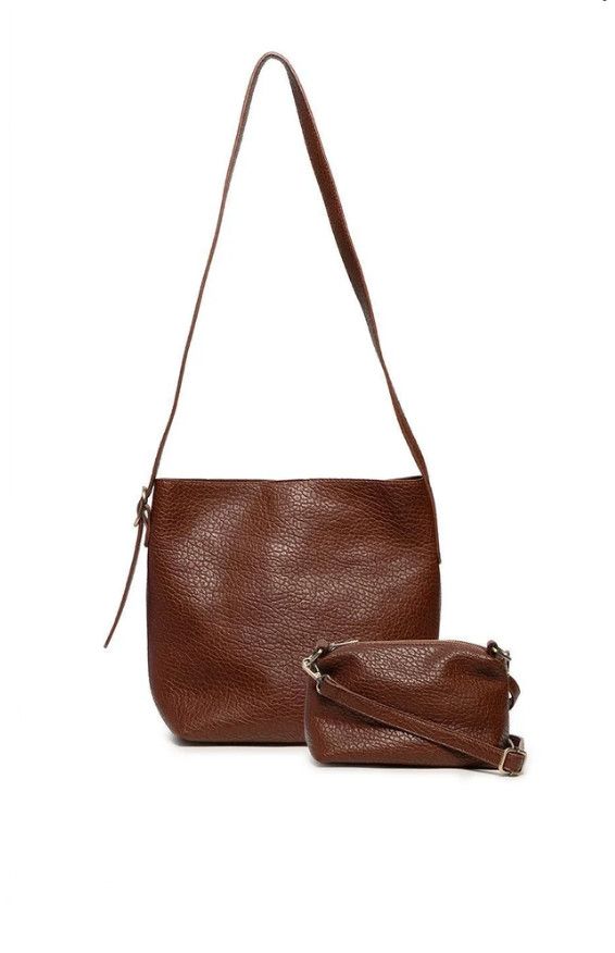 Walnut  Andie 2 in 1 Bucket Crossbody