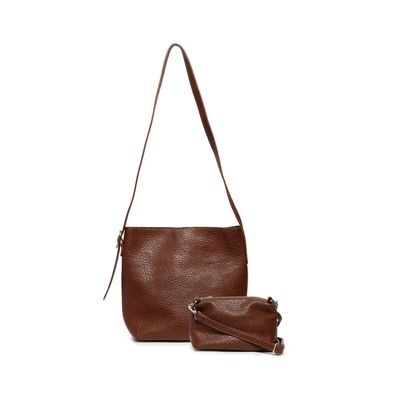 Walnut  Andie 2 in 1 Bucket Crossbody