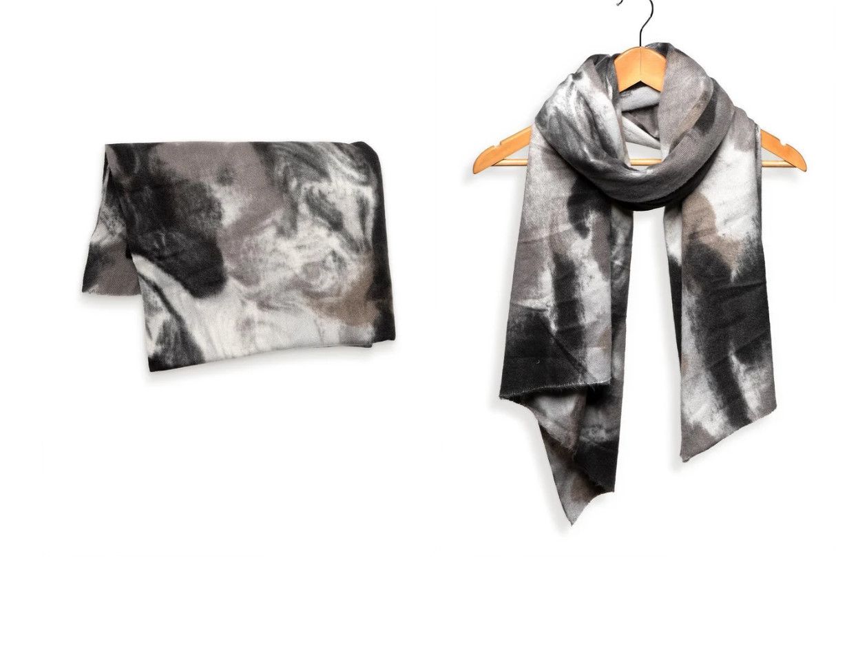 Black Marble Scarf