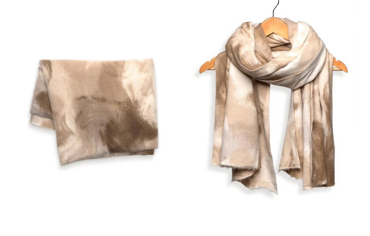 Neutral Marble Scarf