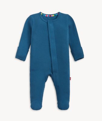 Dark Blue Waffle Magnetic Footie