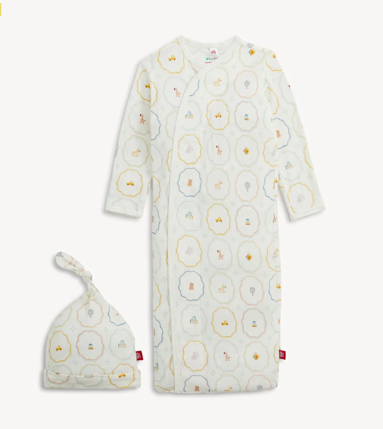 Nursery Magic Modal Magnetic Gown &amp; Hat Set