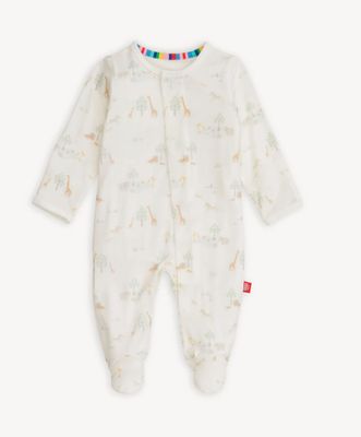 White Serene Safari Modal Magnetic Footie
