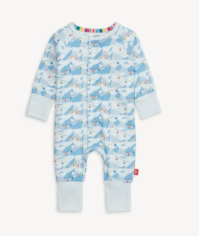 Blue Apres Chic Modal Magnetic Convertible Coverall