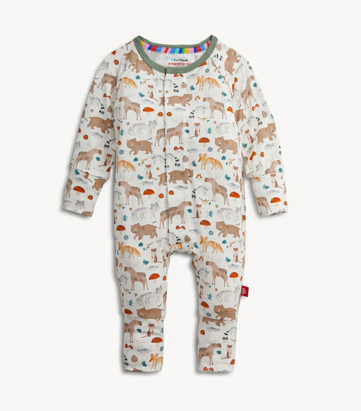 Wonderful Wildlife Modal Magnetic Convertible Coverall, Size: 0-3m