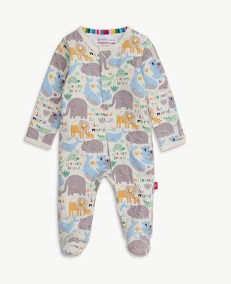 Little Lovin Organic Cotton Magnetic Footie