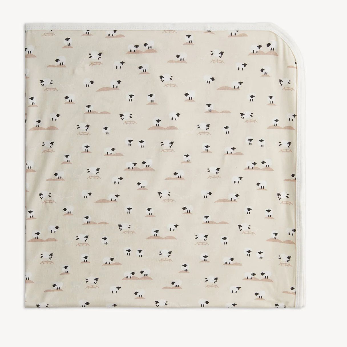 Baa Baa Baby Cream Modal Baby Blanket