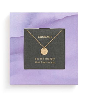 Courage Book And Necklace