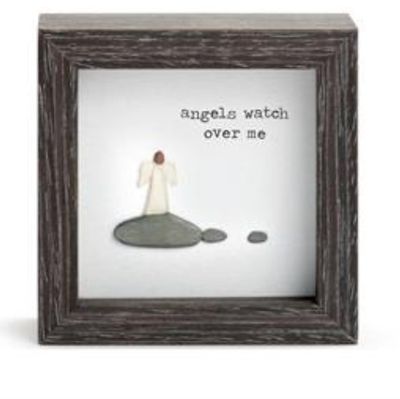 Angels Watch Over Me Shadow Box - 4in