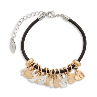Paw Print And Heart Charm Bracelet