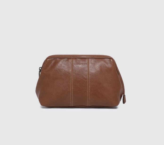 Albie Travel Case - Saddle Cognac