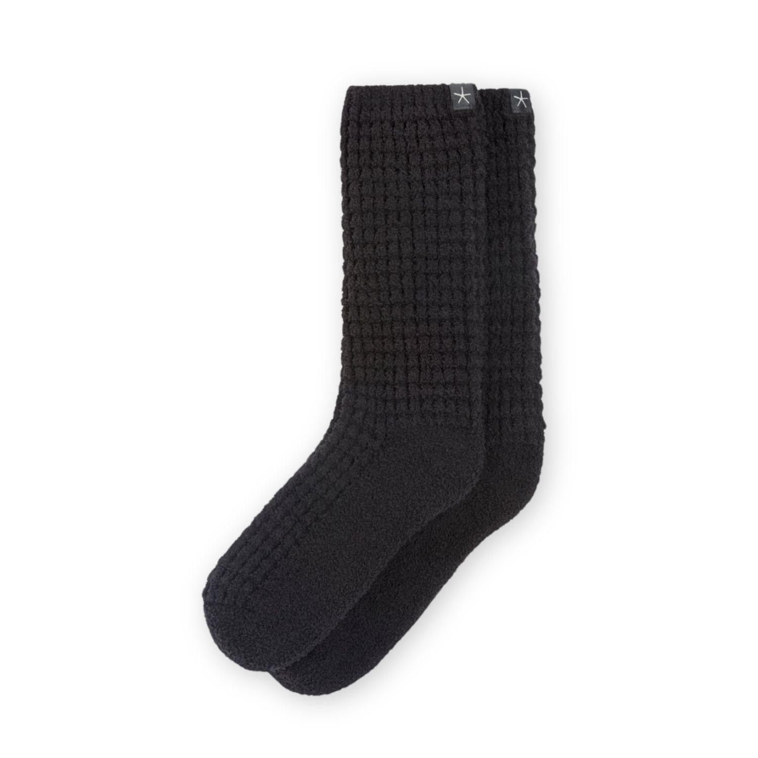 CozyChic® Waffle Socks | Black
