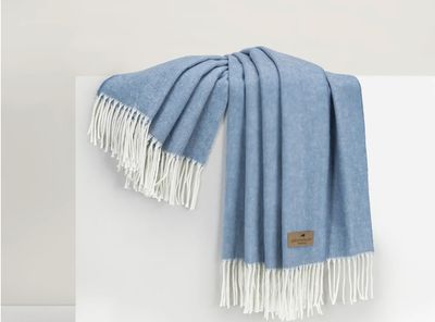 Chambray Italian Herringbone Throw