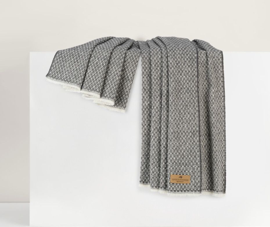 Charcoal Hudson Valley Throw