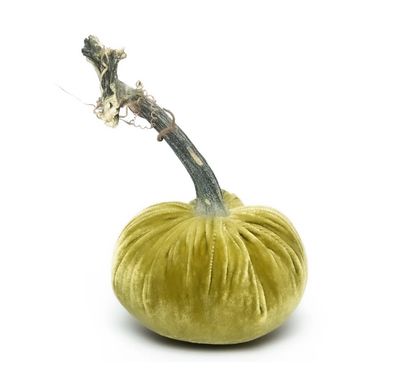 Silk Velvet Pumpkins Leaf 4"