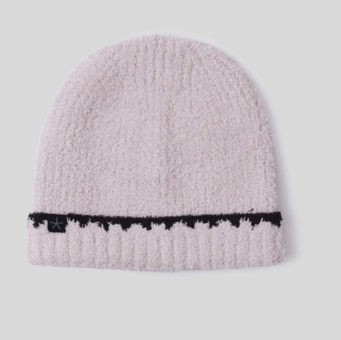 CozyChic® Ribbed Beanie Stone Blanket Stitch
