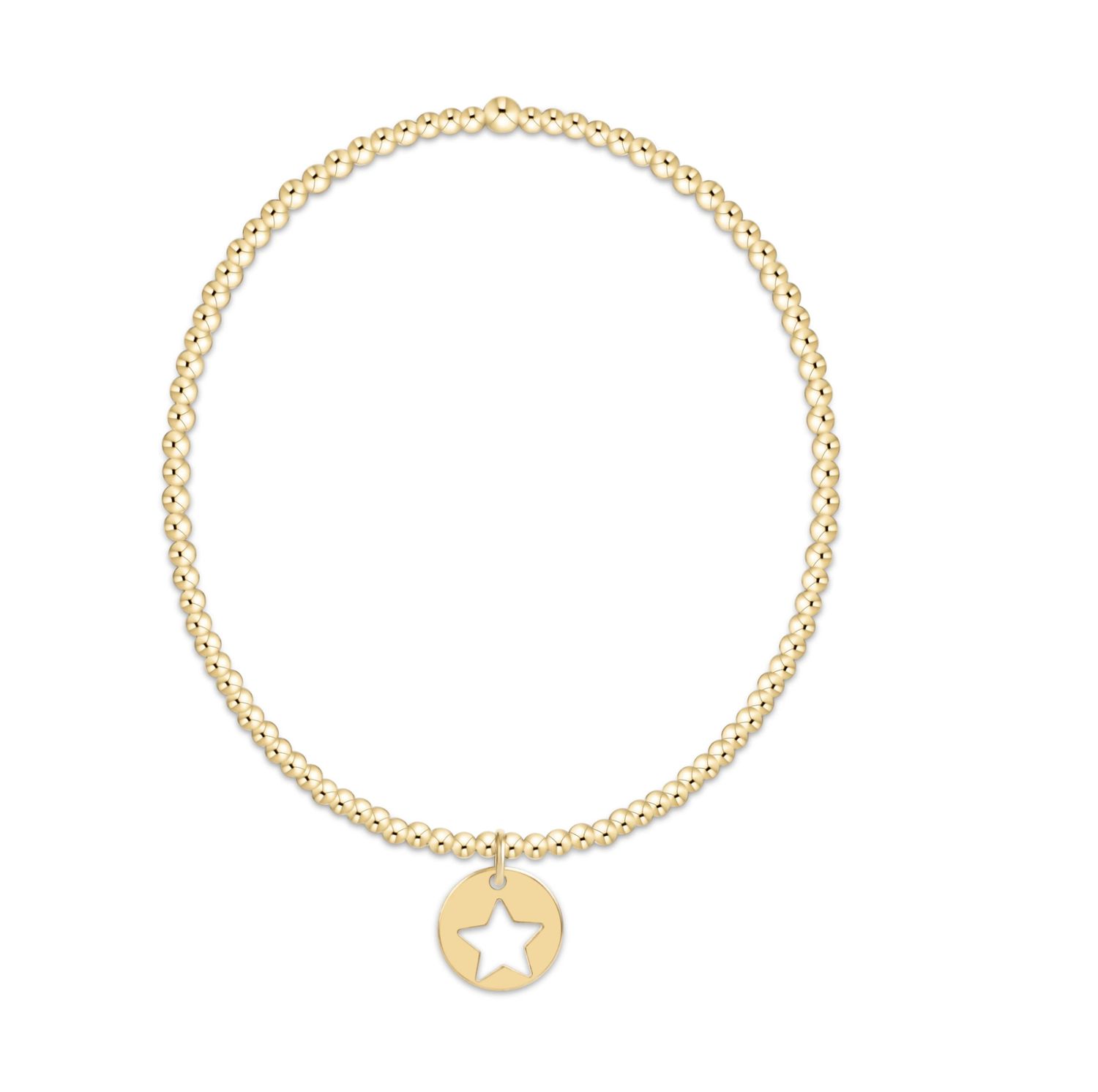 egirl Classic Gold 2mm Bracelet - Star Small Gold