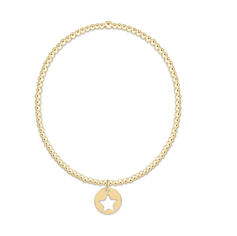 egirl Classic Gold 2mm Bracelet - Star Small Gold