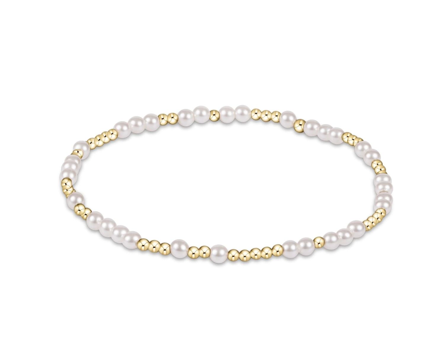 egirl Hope Unwritten Pearl 3mm Bracelet