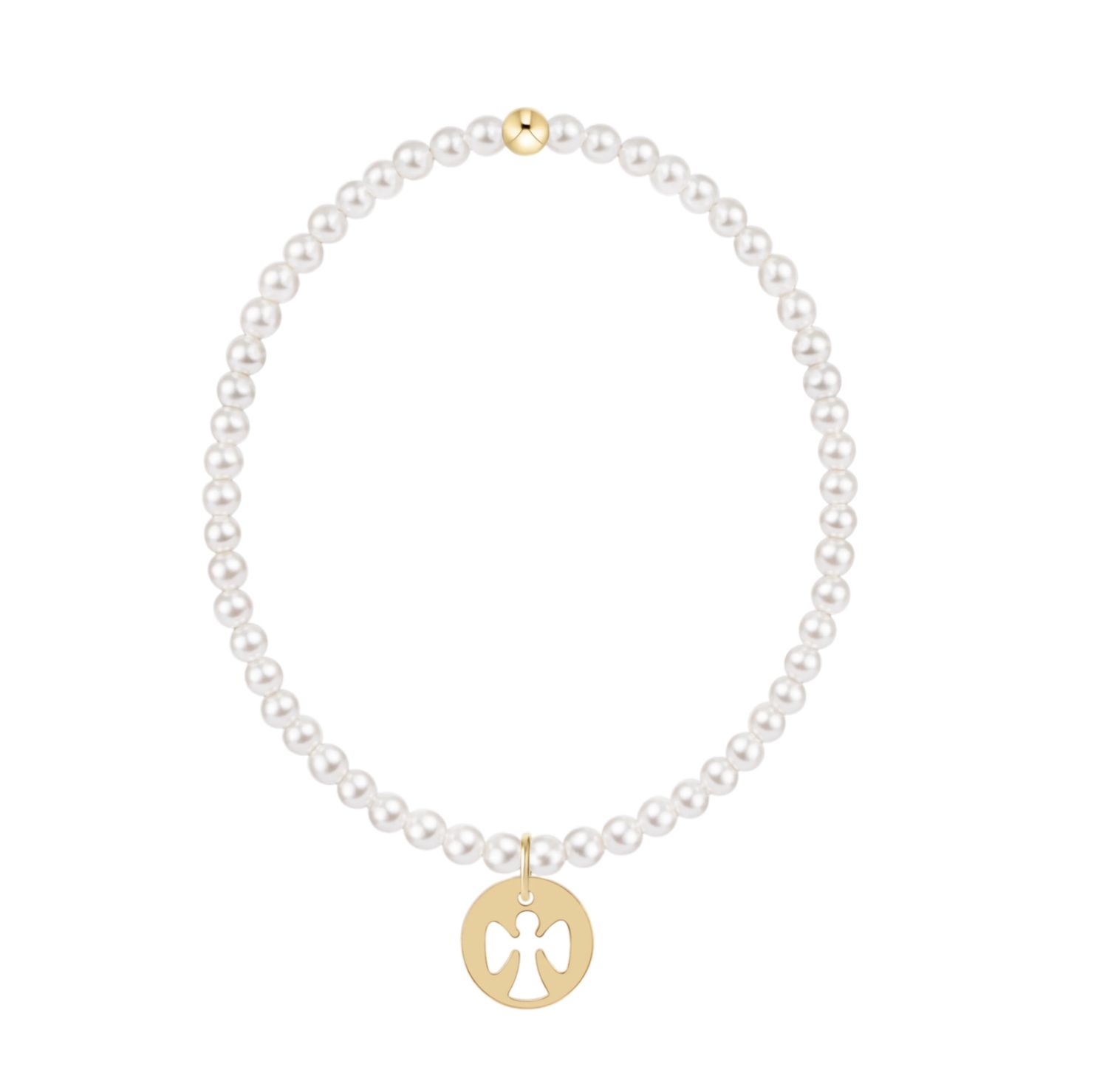 egirl Classic Pearl 3mm Bracelet - Guardian Angel