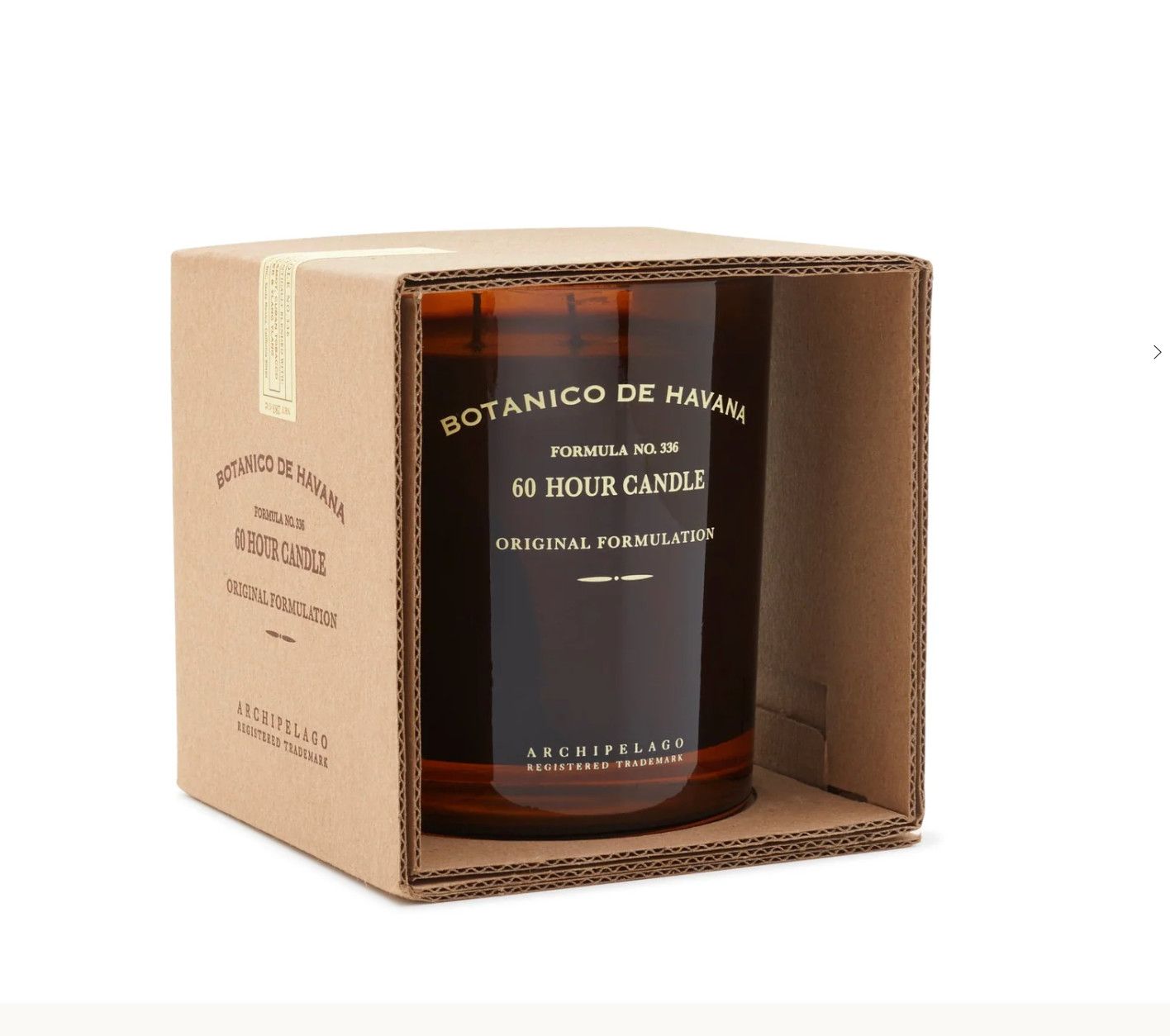 Botanico de Havana Glass Boxed Candle