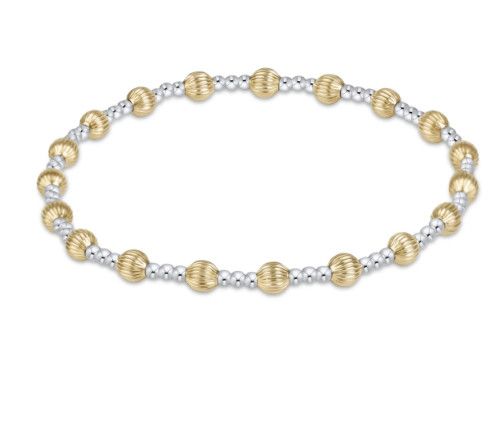 Extends Dignity Sincerity Mixed Metal 4mm Bracelet
