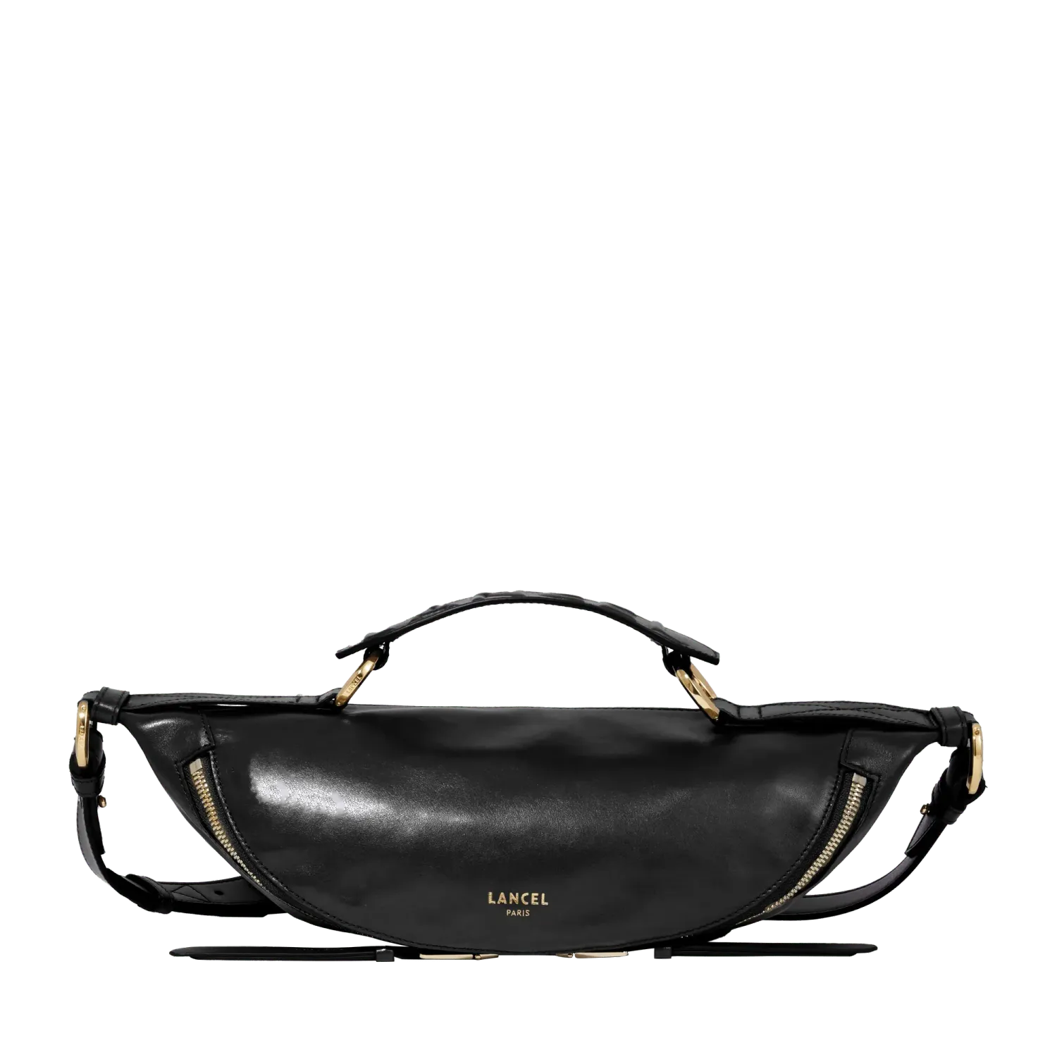 Sac à main porté croisé S Noir LANCEL Origami