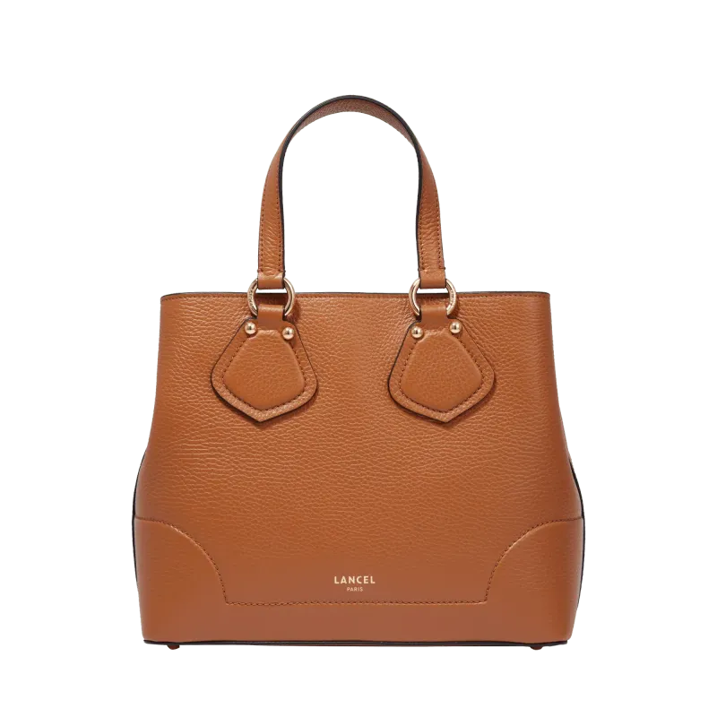 Sac cabas cuir Izy LANCEL Camel