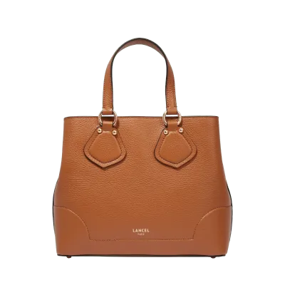 Sac cabas cuir Izy LANCEL Camel